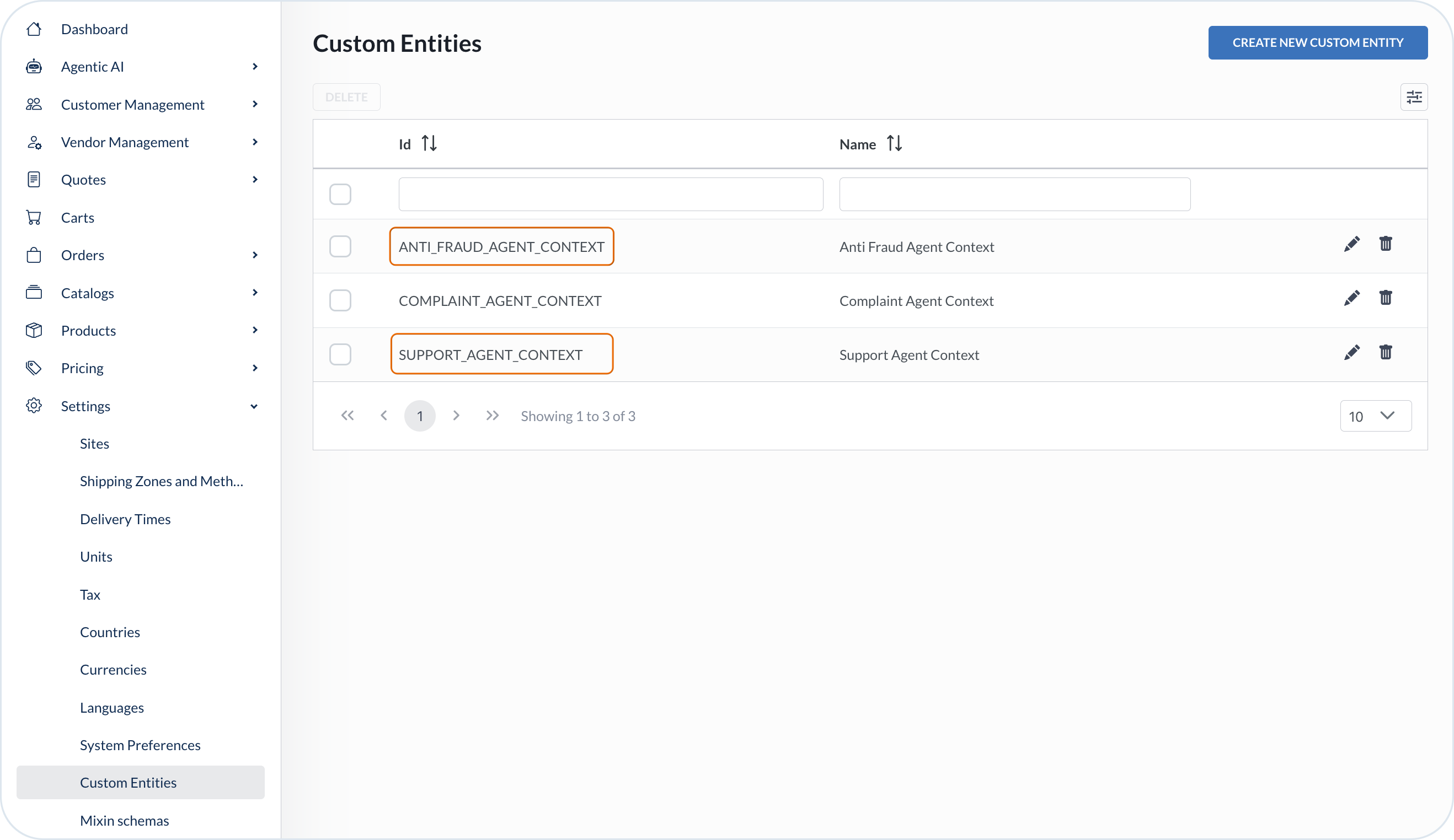 Anti-Fraud Custom Entity