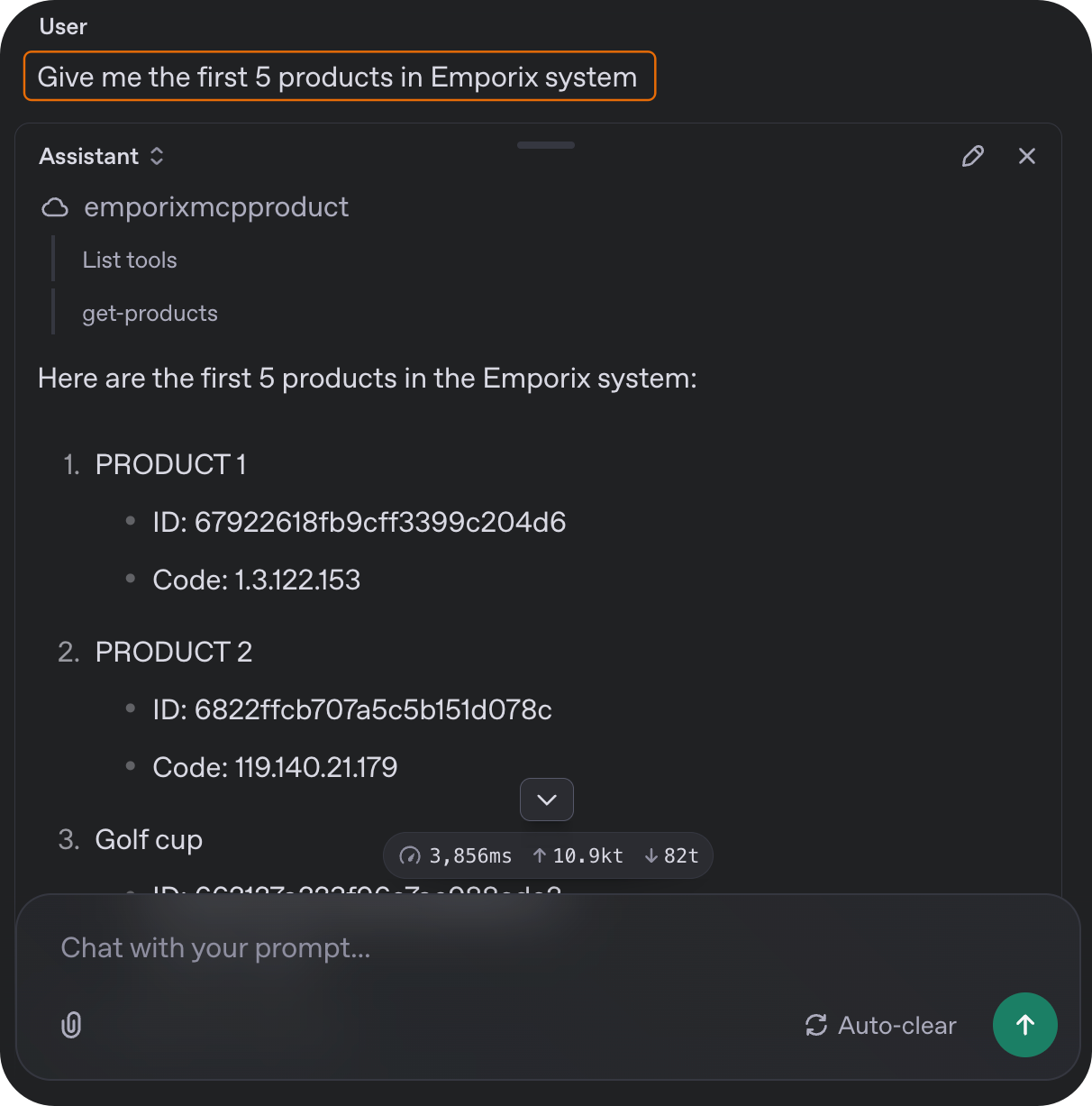 OpenAI chat