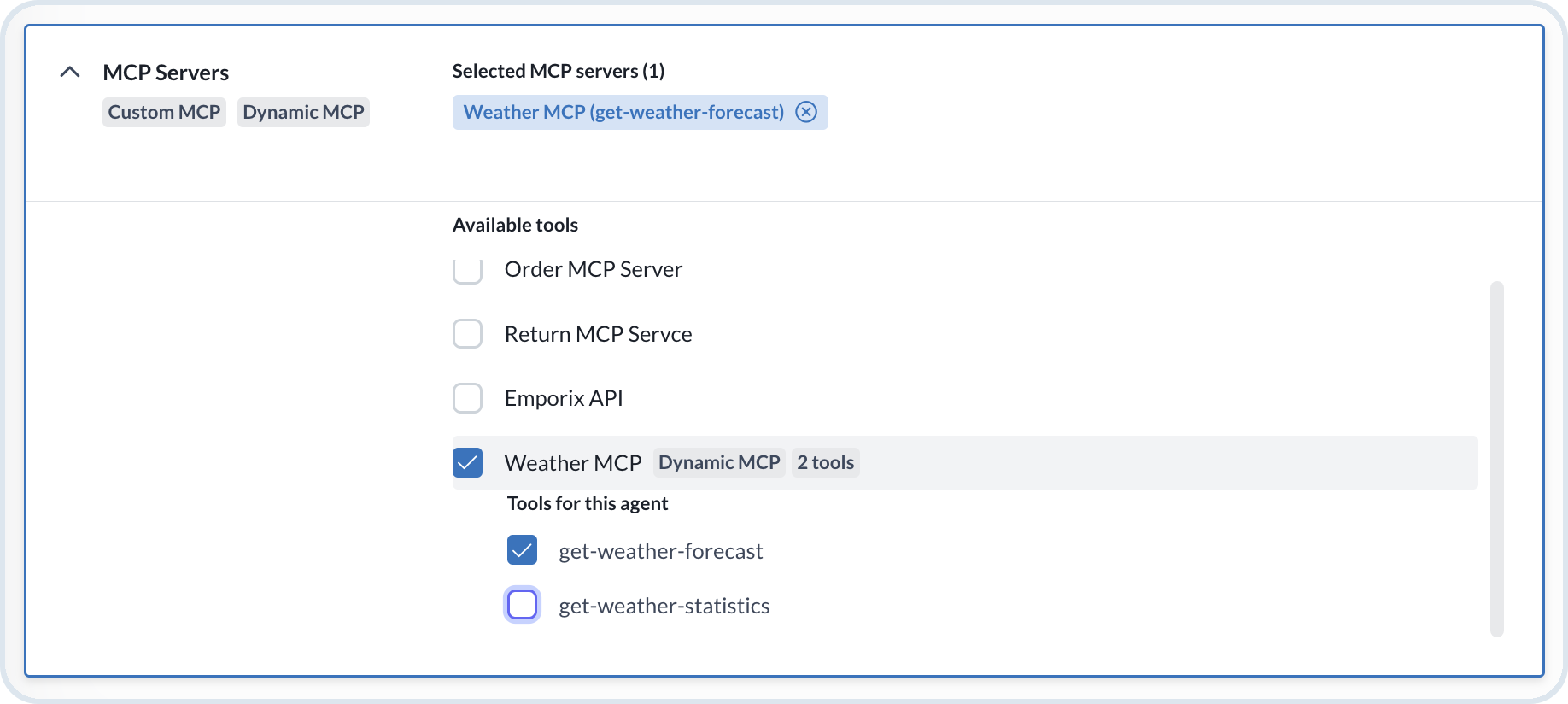 MCP tools