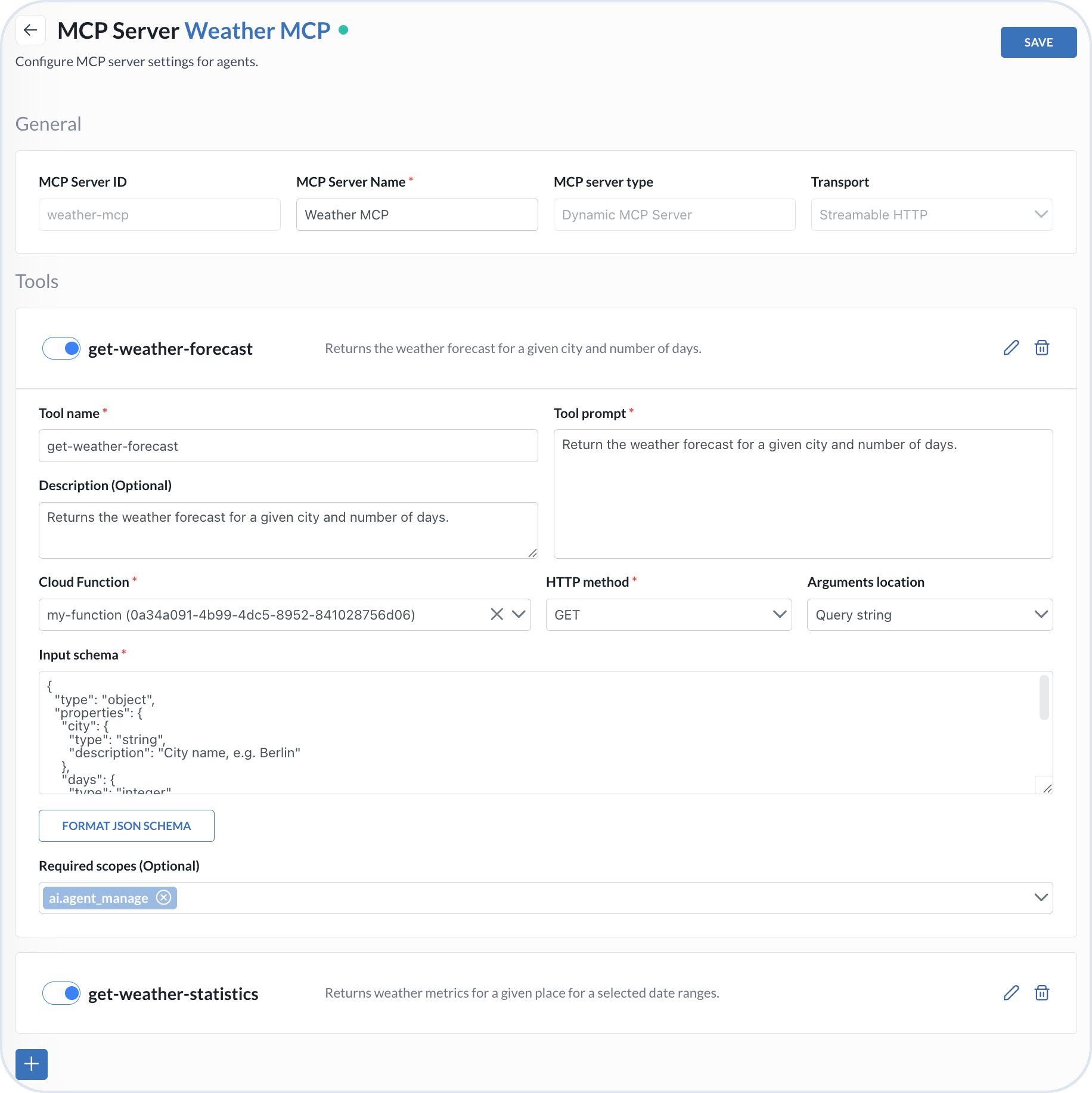 Dynamic MCP server