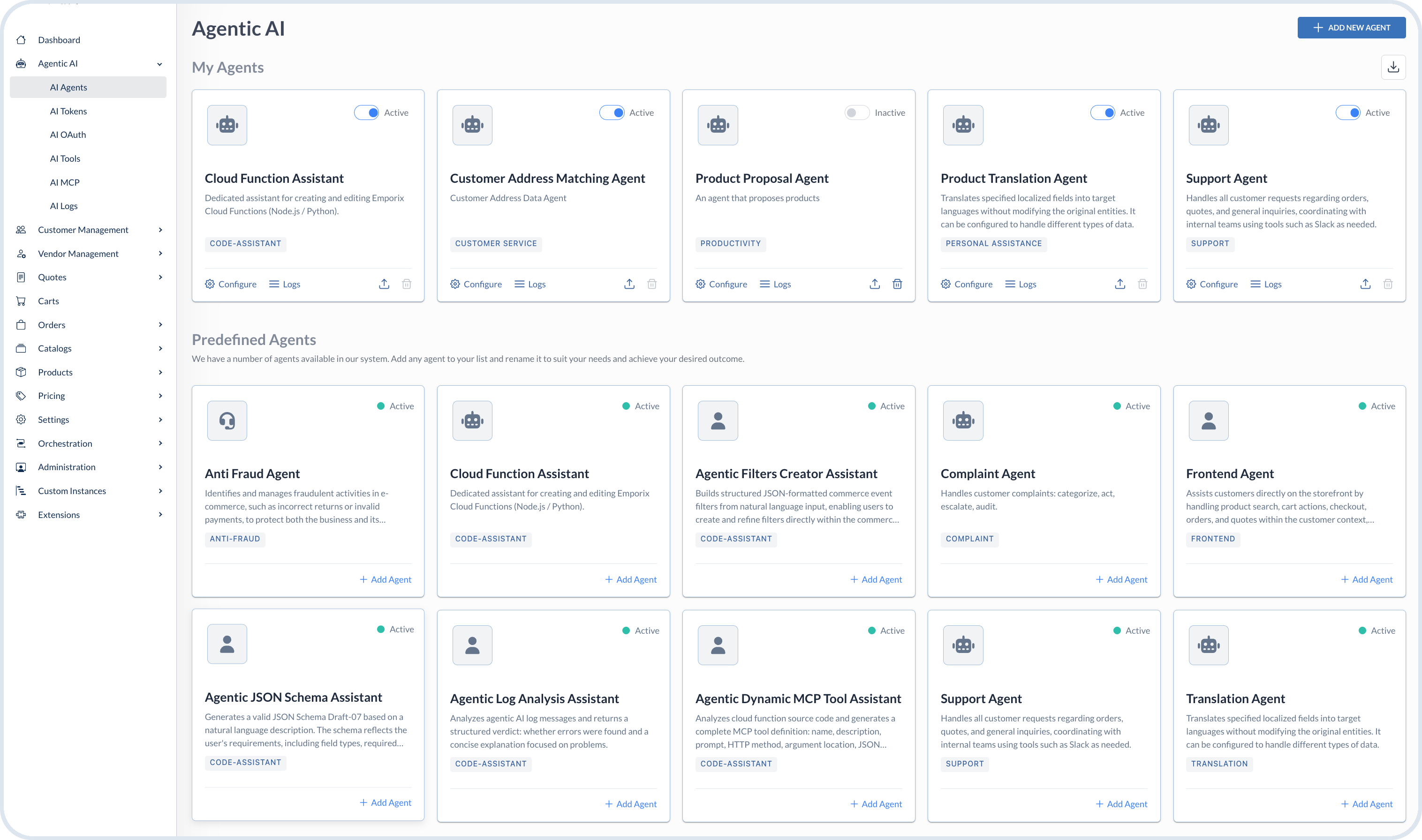AI Agent library