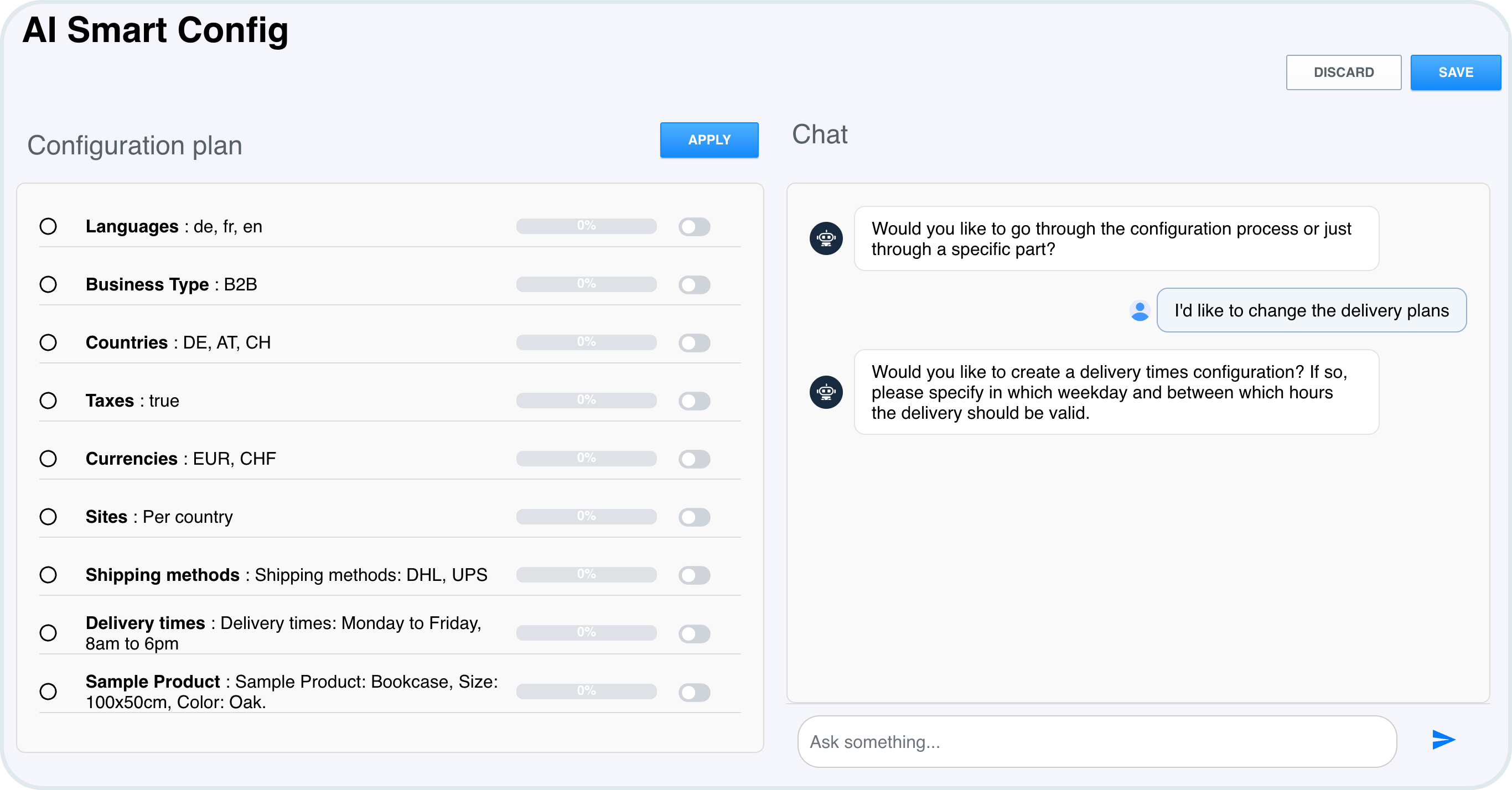 AI Smart Config Setup