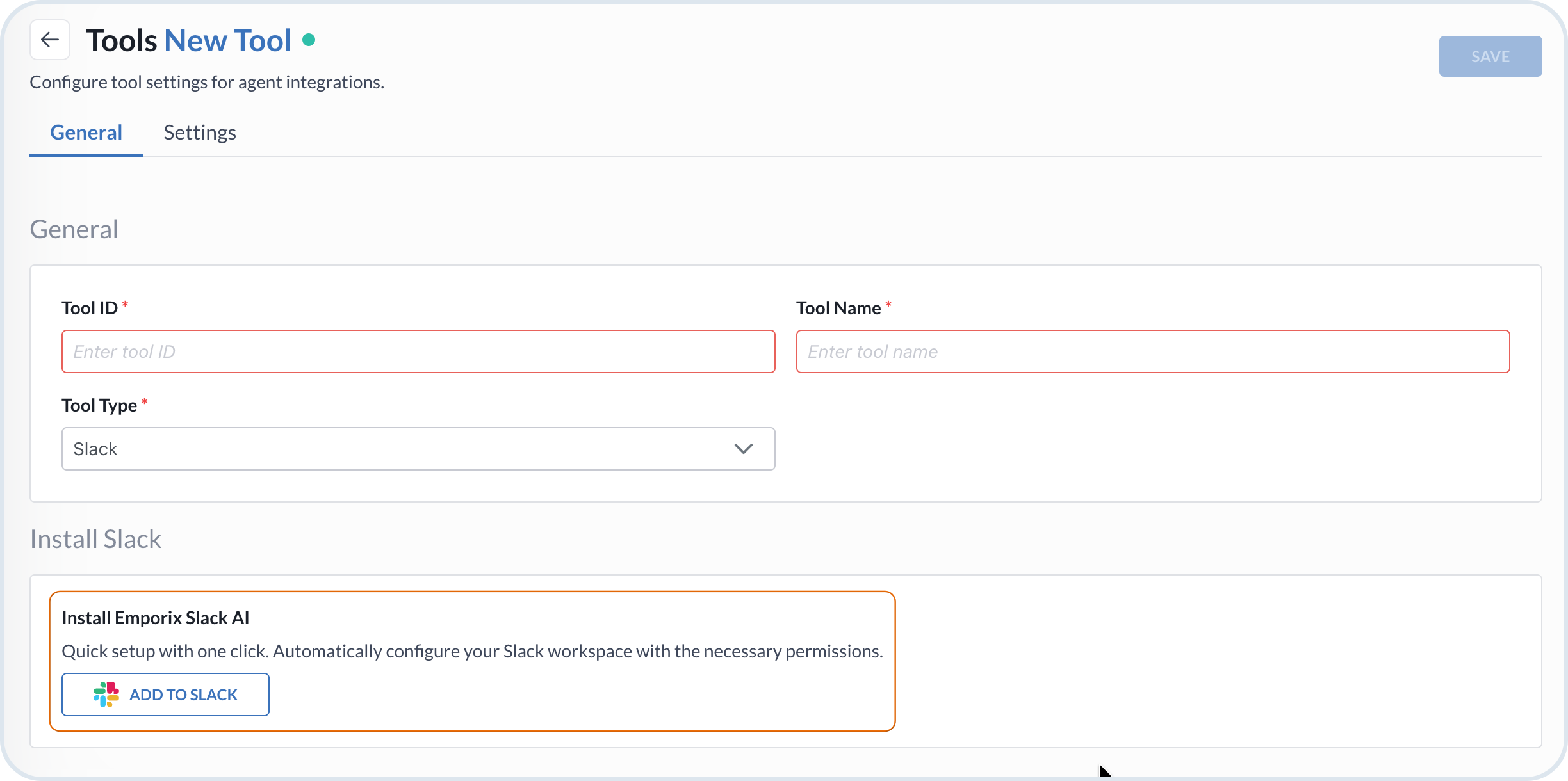 Add Slack Tool